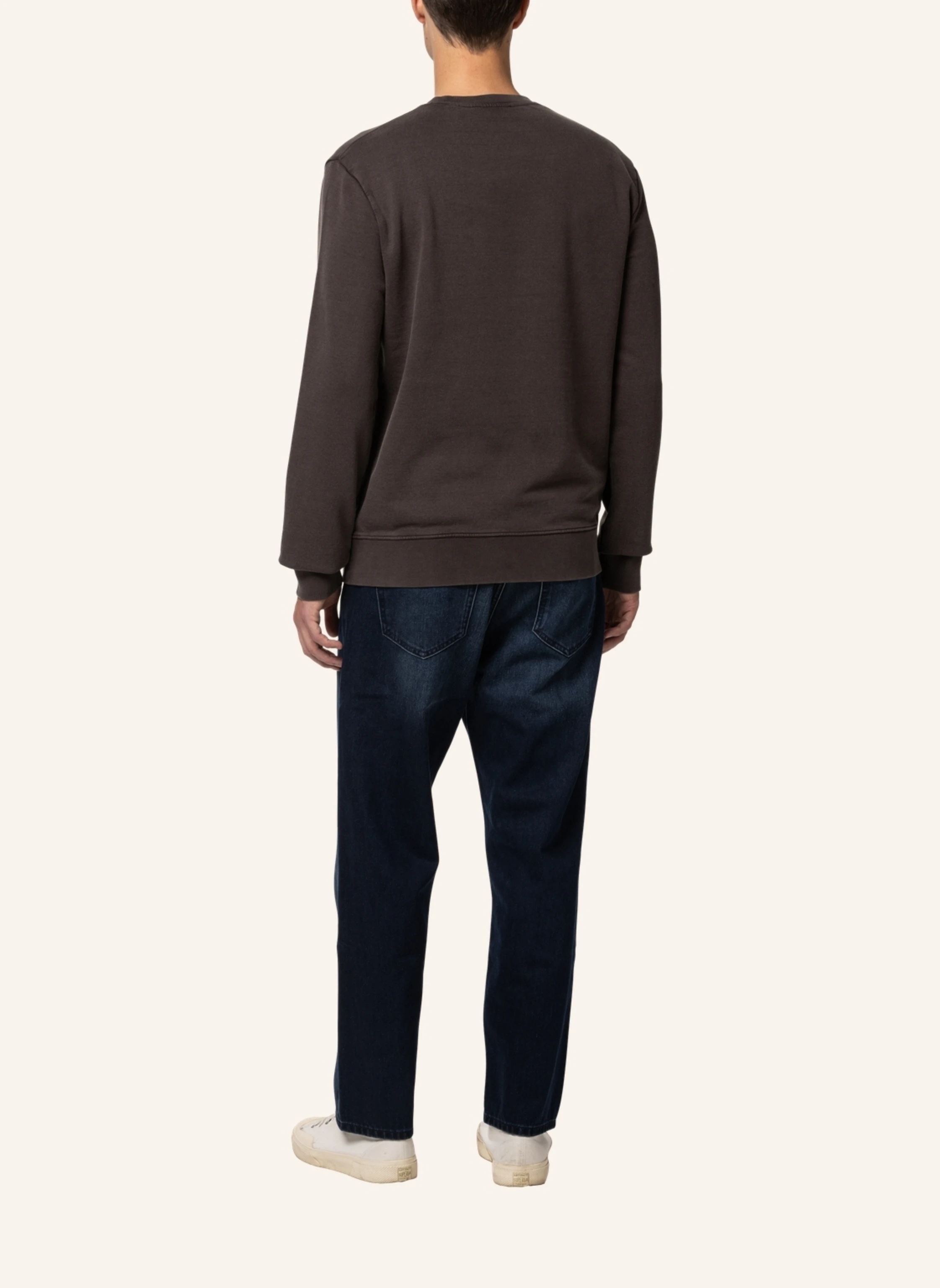TRUSTED HANDWORK Round Neck 1/1-Sleeve Sweatshirt