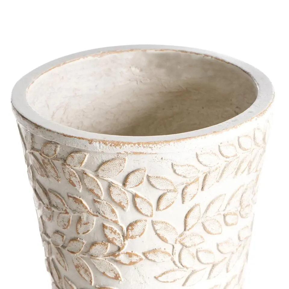 ALIARTOS- Bloempot - Gebroken wit - 43 cm - MgO