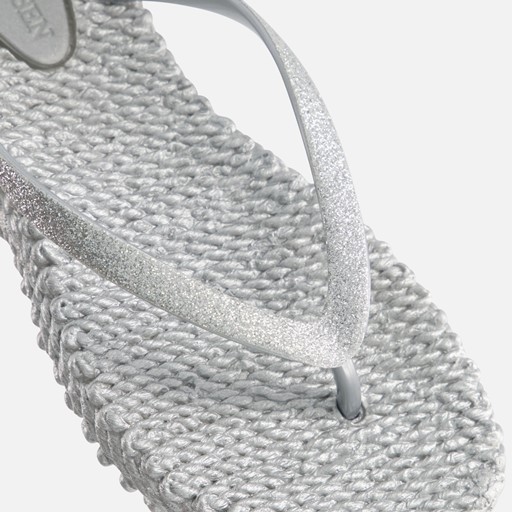 Ilse Jacobsen Cheerful01 Slippers zilver Rubber