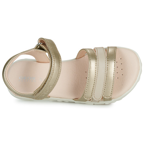 Geox - J SANDAL HAITI GIRL - Doré / Beige