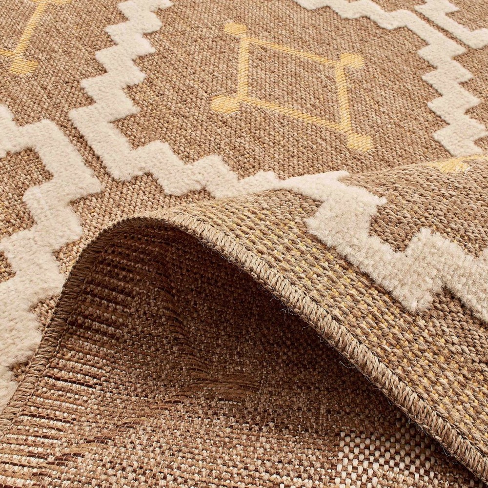 Tapis extérieur jaune 160x230 cm