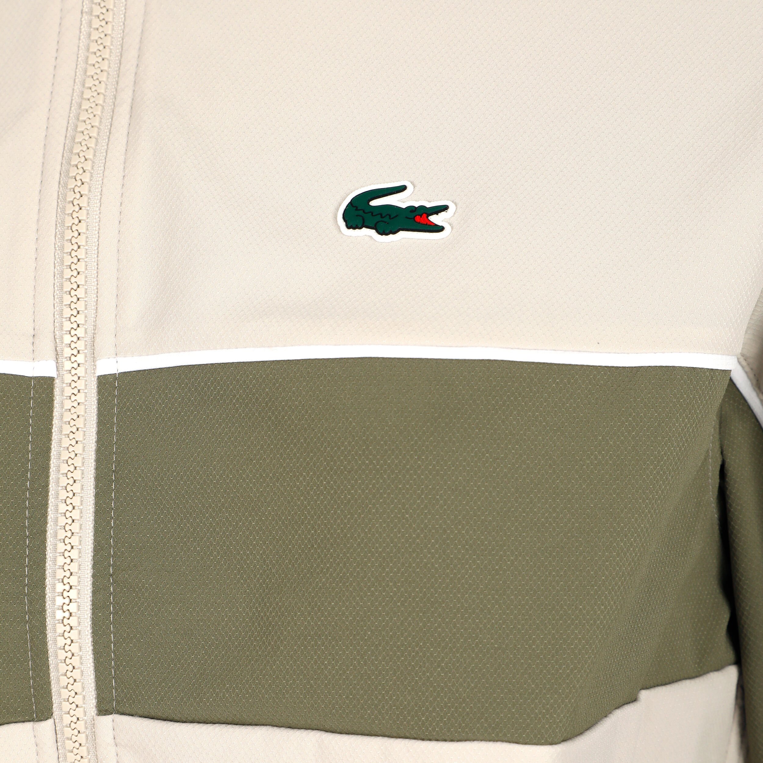 Lacoste Veste De Survêtement Femmes - Beige , Vert Olive