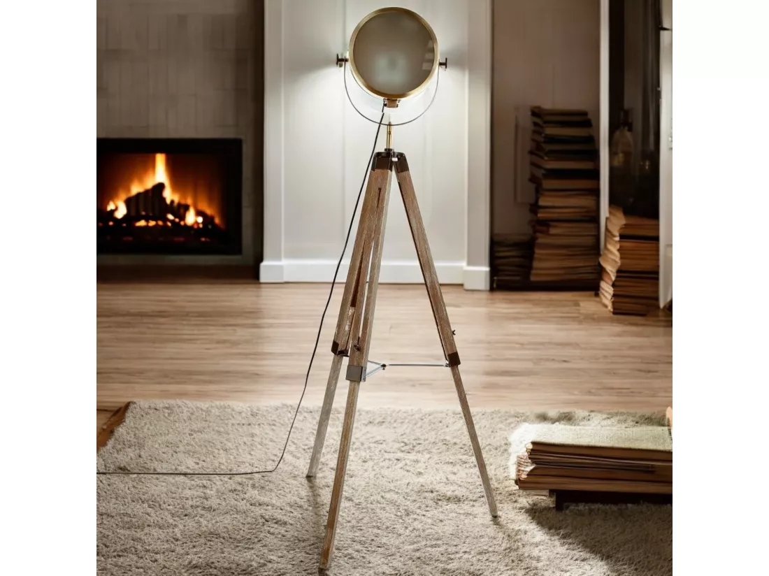 WELL HOME - Lampadaire Ebor bronze h152