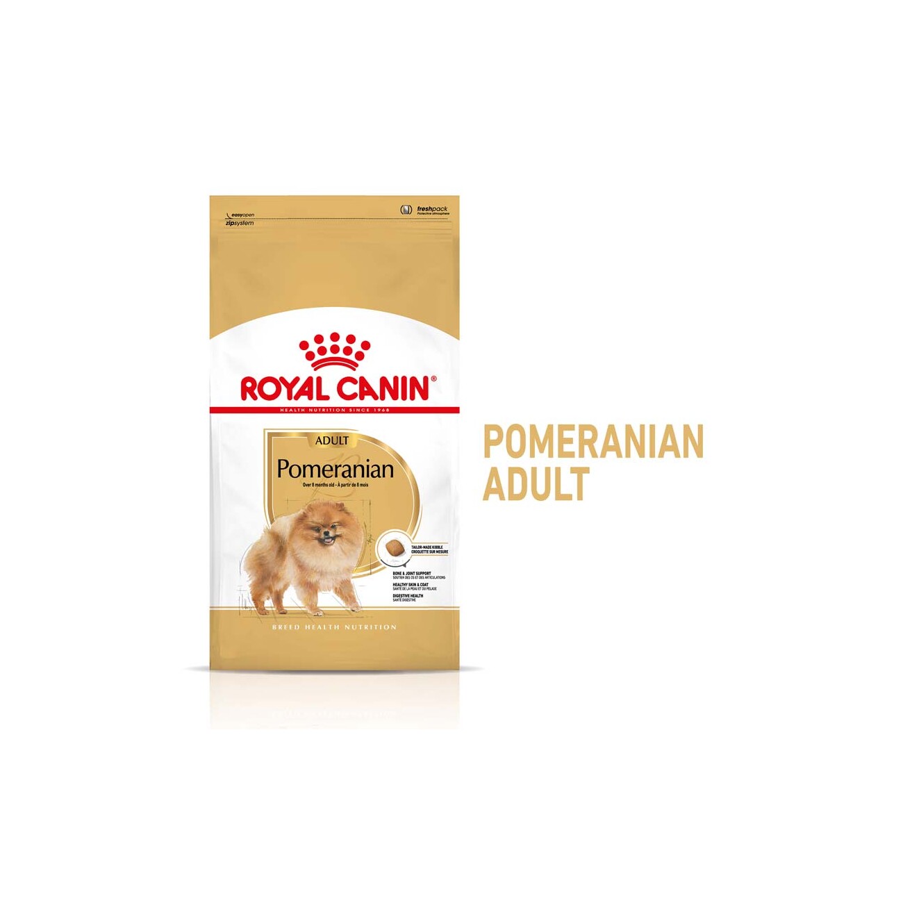 ROYAL CANIN POMERANIAN BREED ADULT Trockennahrung für ausgewachsene Zwergspitze (>8 Monate) 1,5 kg