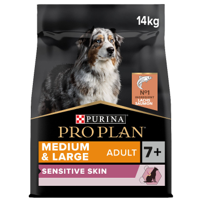 ProPlan Hundefutter Adult 7+ Medium & Large Sensitive Skin Lachs