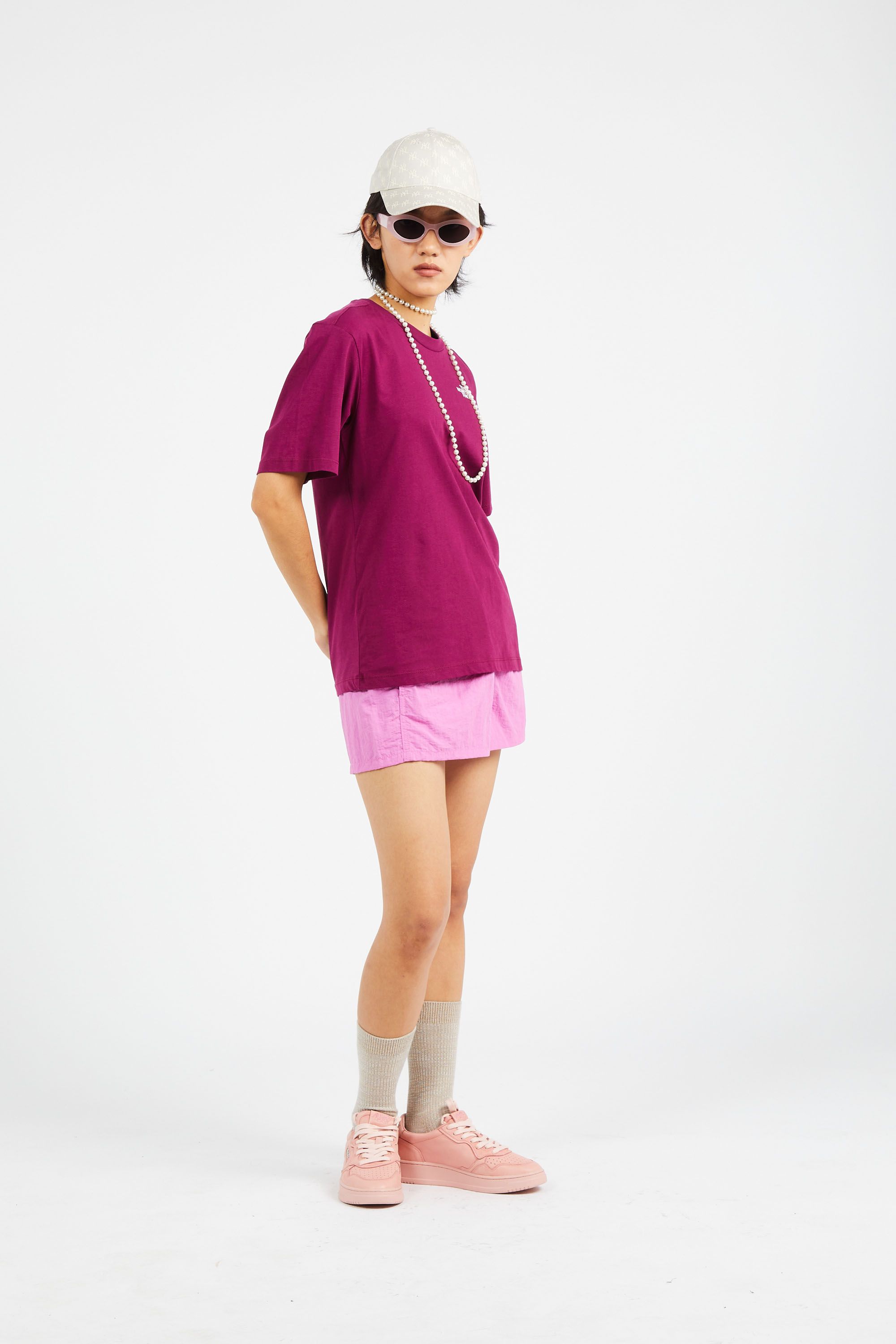 THE NORTH FACE T-shirt RELAXED SIMPLE DOME Violet