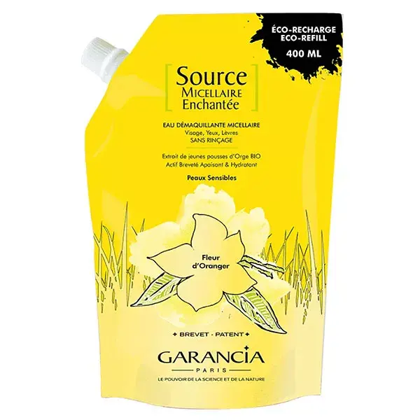 Água Micelar Garancia Enchanted 4 em 1 com Flor de Laranjeira - Refil 400ml