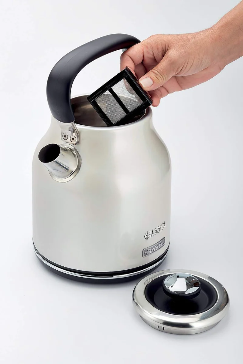 bouilloire électrique de 1,7L sans fil 2000W gris Ariete
