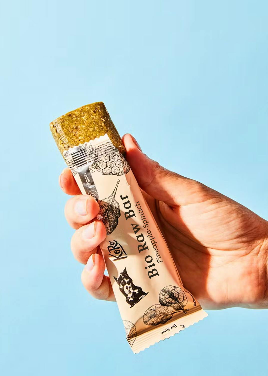 Bio Raw Bar Pineapple-Spinach 45 g