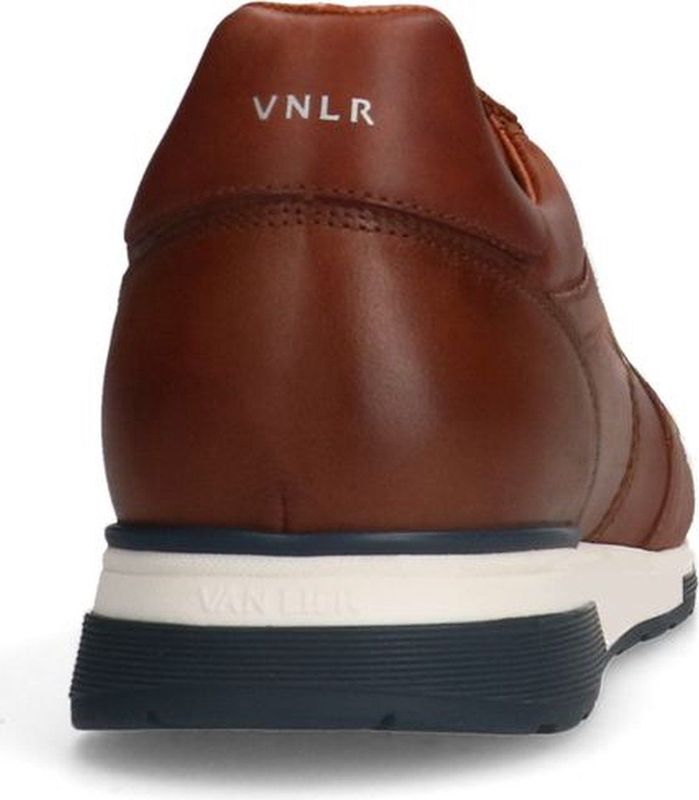 Van Lier - Heren - Cognac leren sneakers