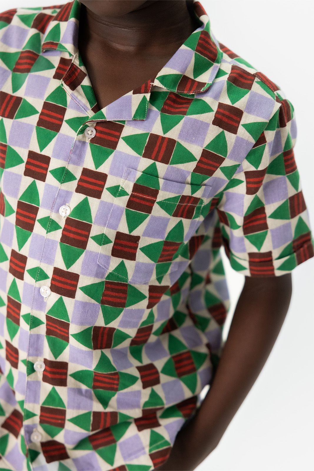 Multicolour overhemd met print