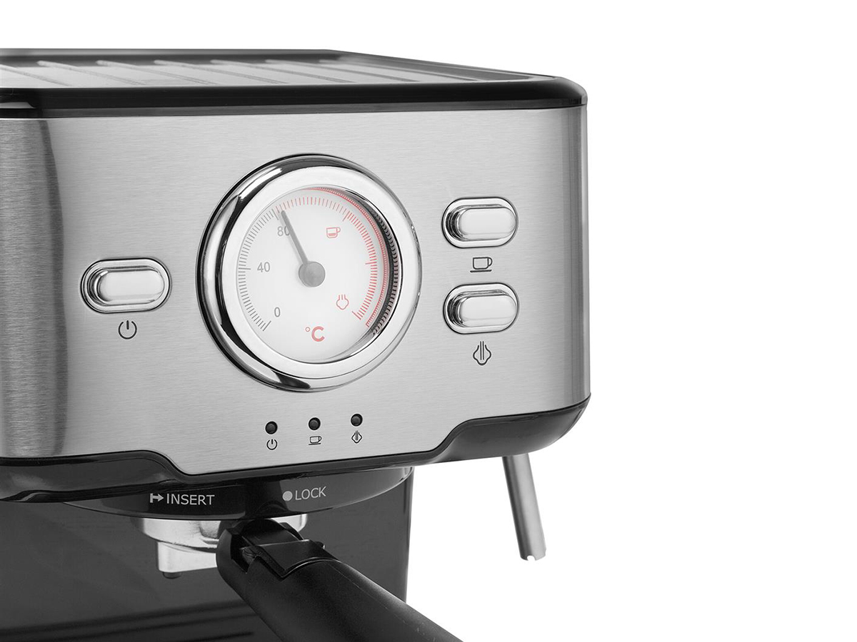 Princess 249412 Espressomachine met melkopschuimpijpjes