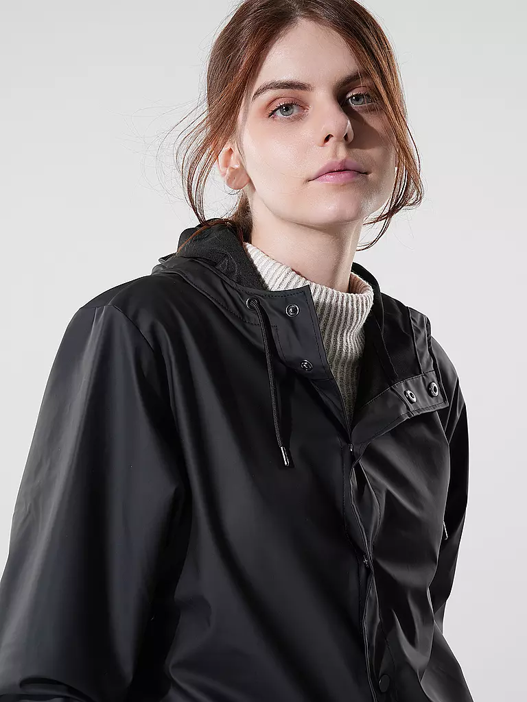 RAINS Parka - Regenjacke schwarz