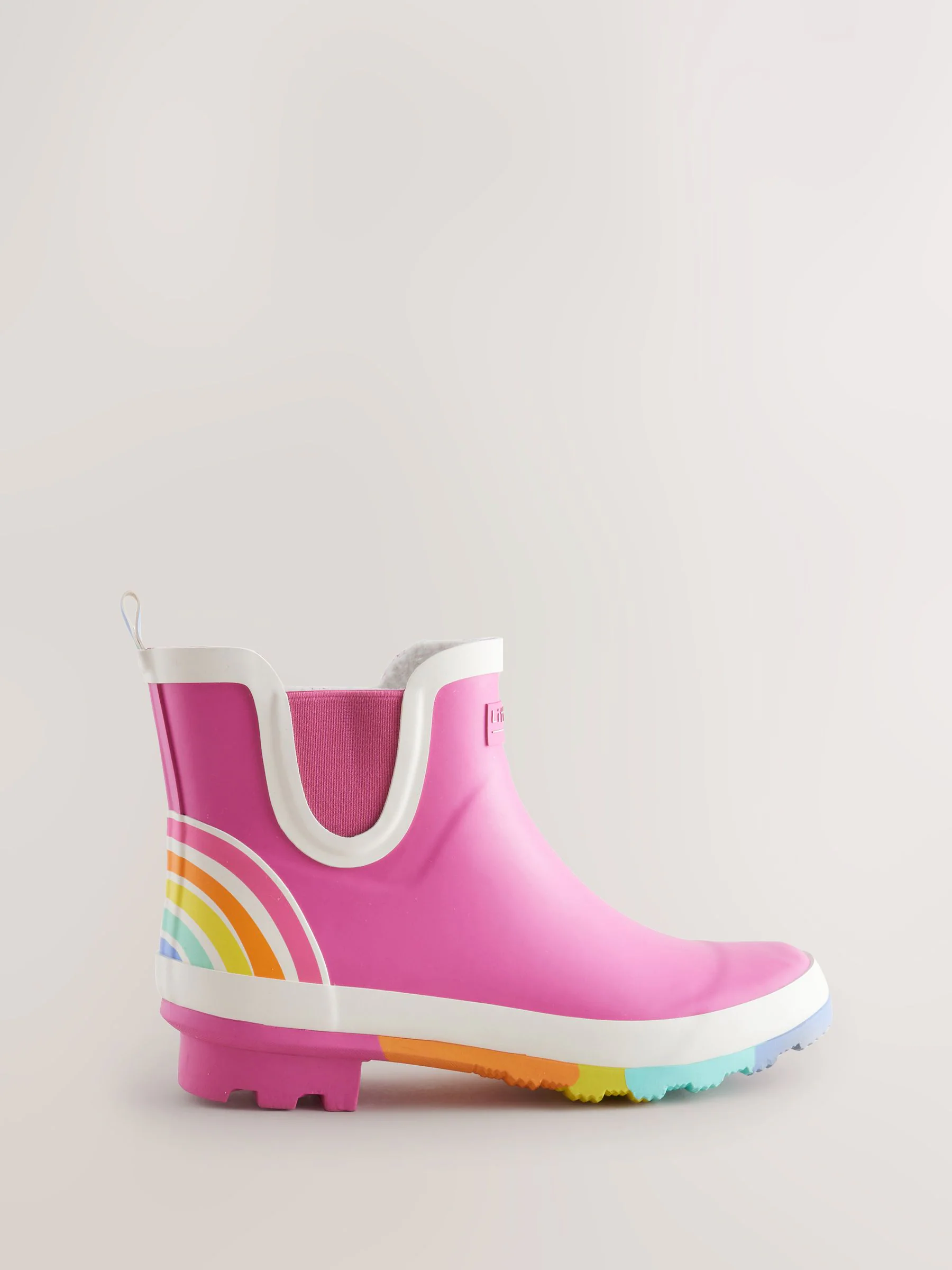 Roze - Little Bird by Jools Oliver regenlaarzen met regenboog voor volwassenen