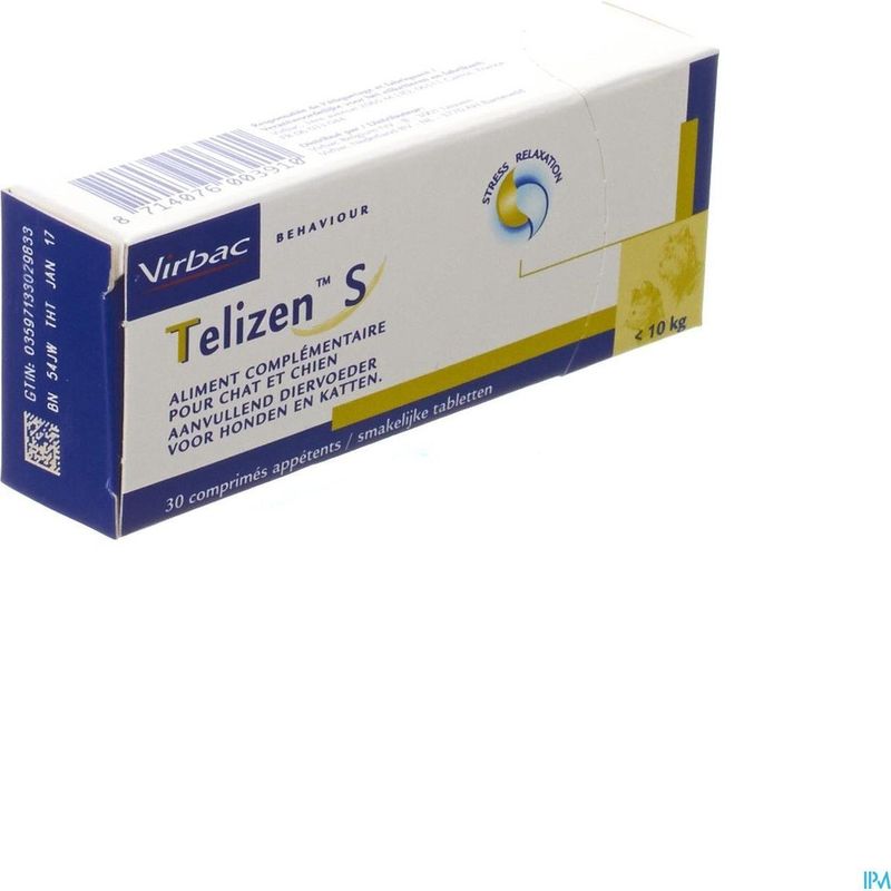 Telizen Antistressmiddel Telizen S 50 mg - 30 tabletten
