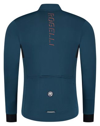 Maillot Manches Longues Velo Rogelli Distance Homme Bleu