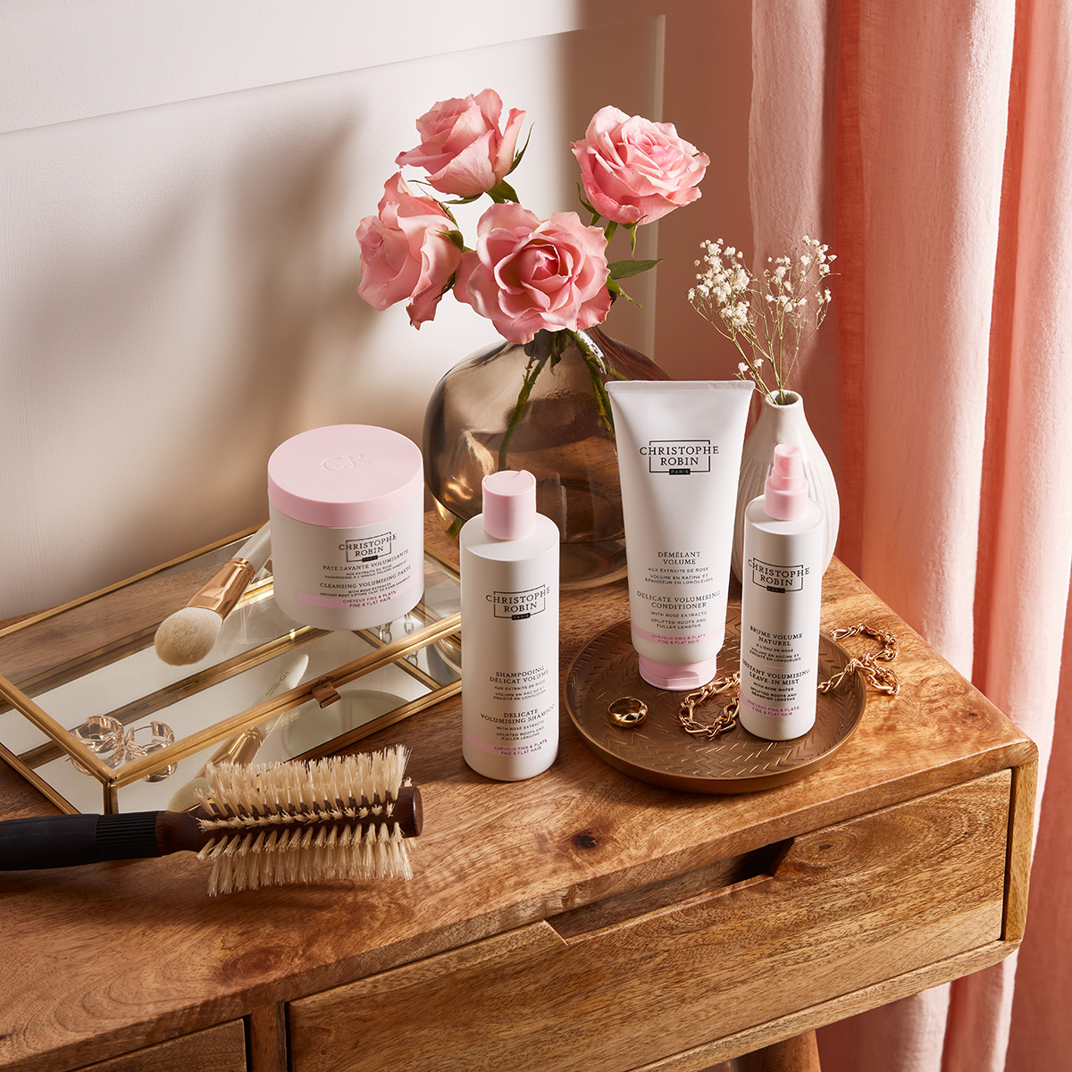 Delicate Volumising Shampoo with Rose 250ml