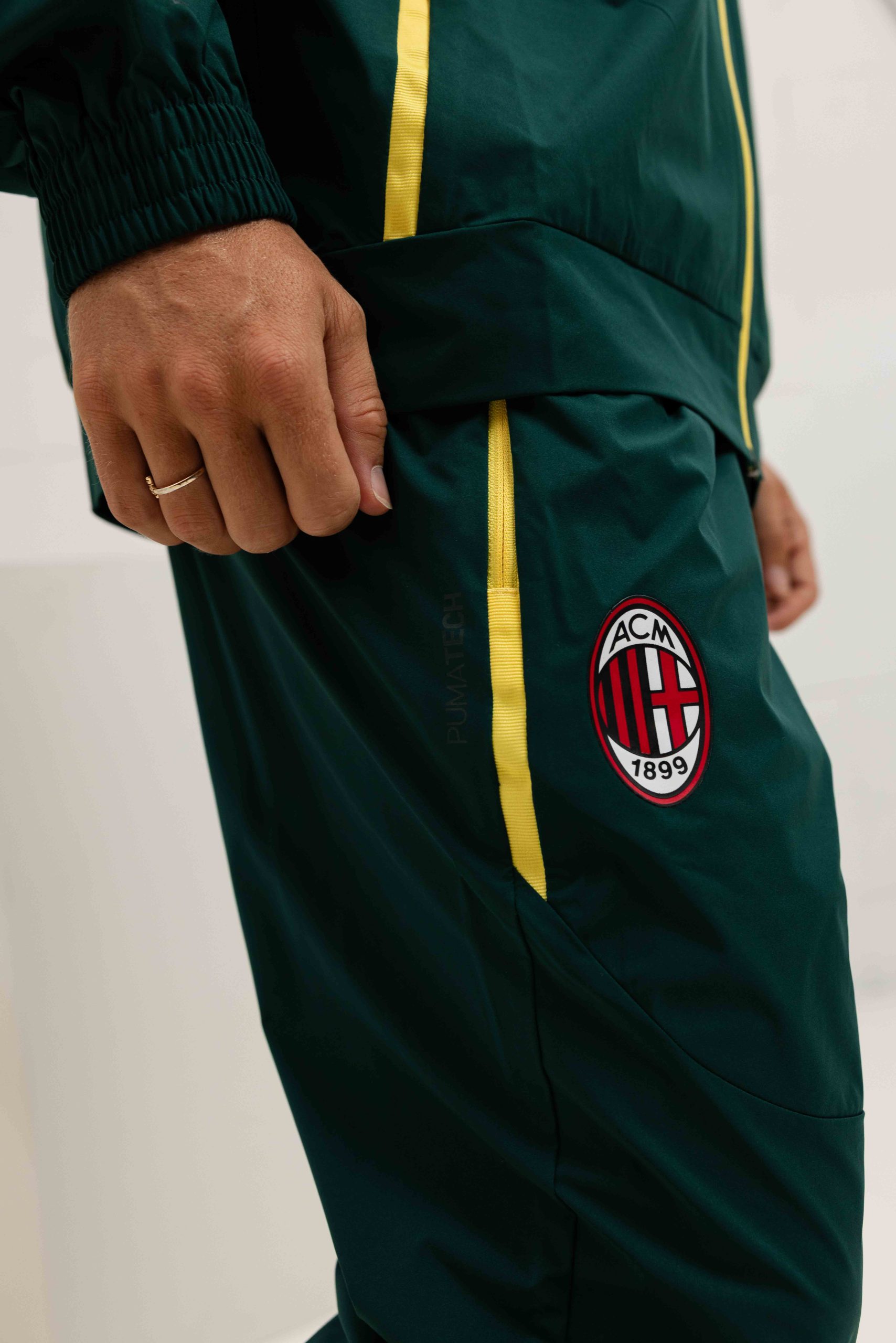 AC Milan Tech Woven Trainingspak Senior 2025/2026 Groen
