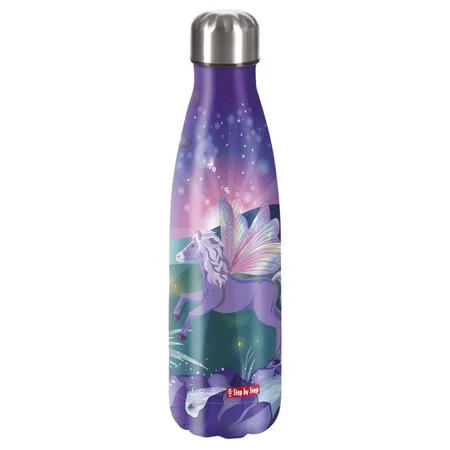 Step by Step Isolierte Edelstahl-Trinkflasche 