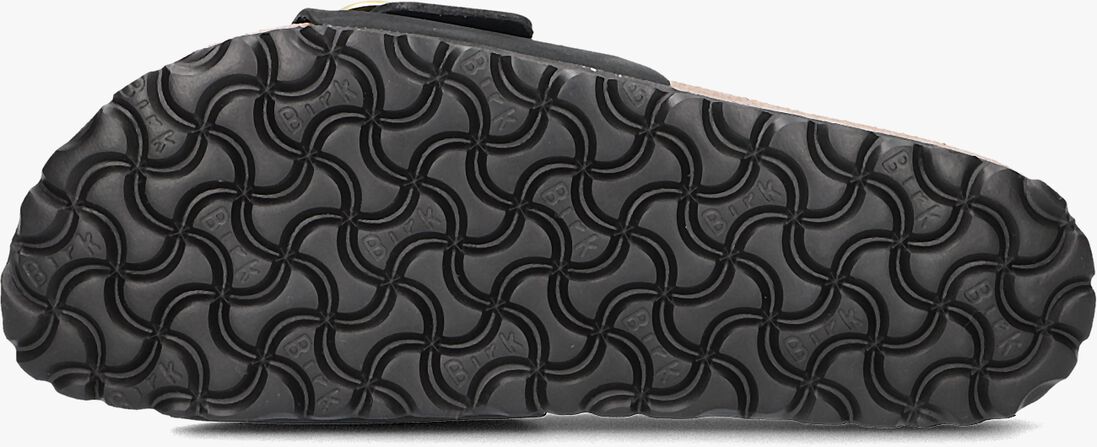 zwarte birkenstock slippers madrid big buckle