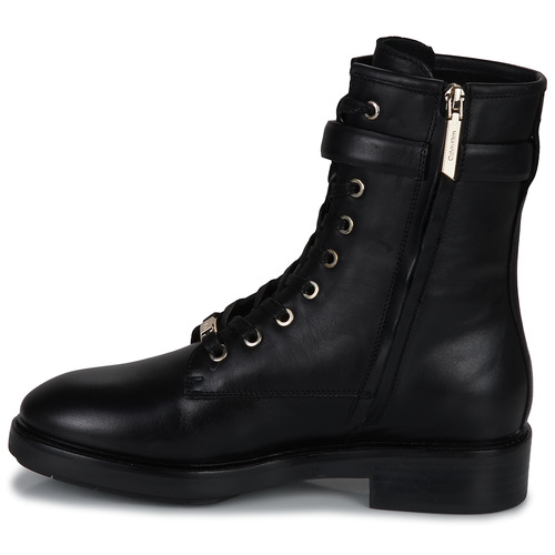 Calvin Klein Jeans - RUBBER SOLE COMBAT BOOT W HW - Noir