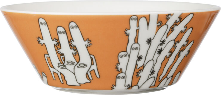 Moomin Arabia Mumi 15cm skål Hattifnatter Orange