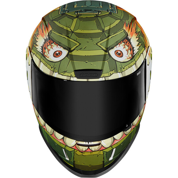 Icon - Casque Airform Grenadier™ Kaki / Orange