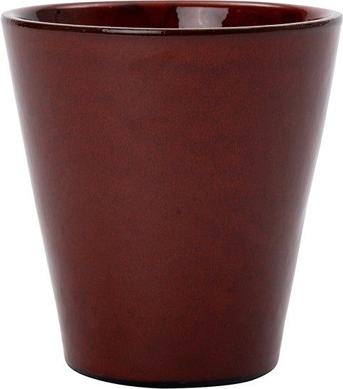 Intratuin vaas Neza rood D 15 H 15 cm