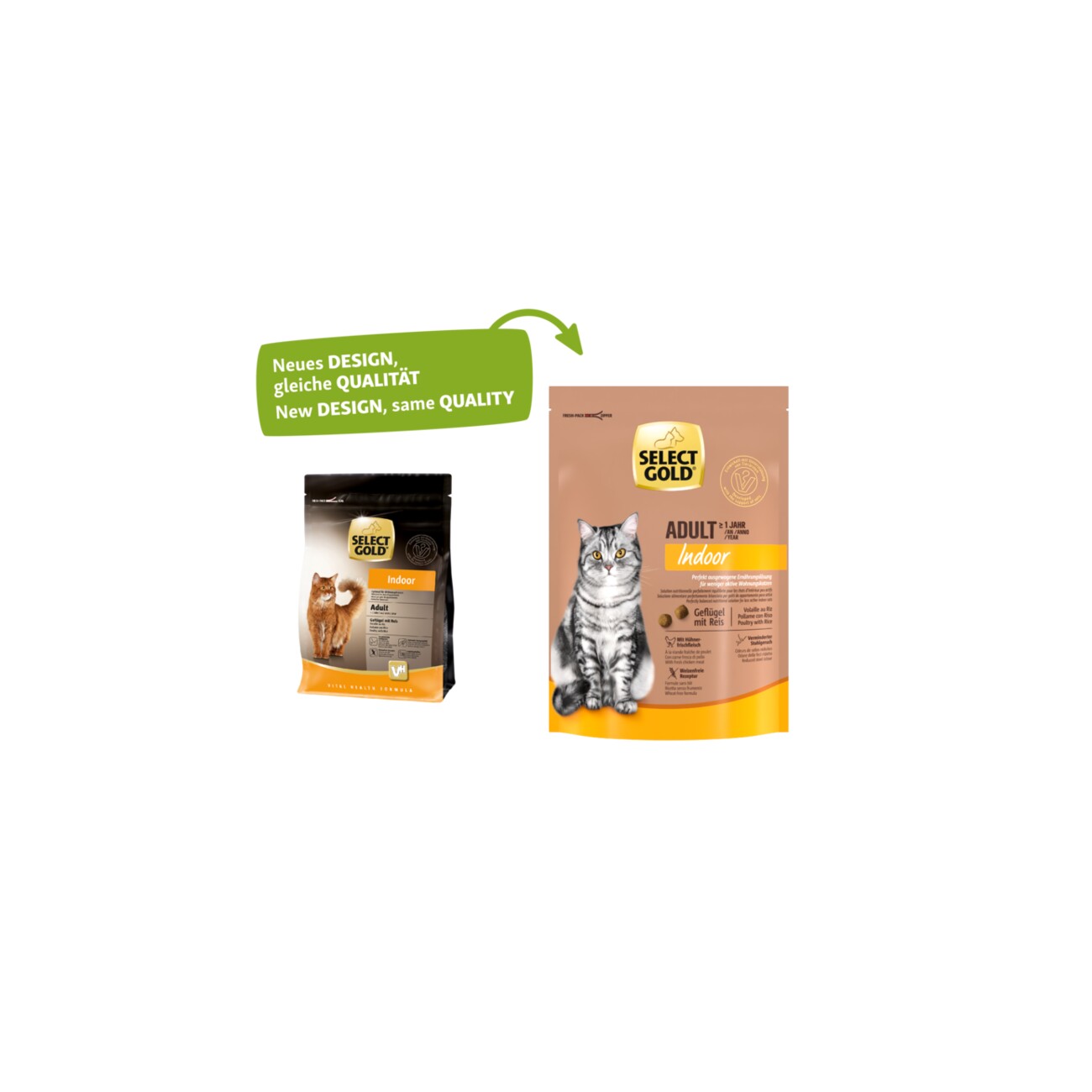 SELECT GOLD Indoor Adult Geflügel und Reis 300 g