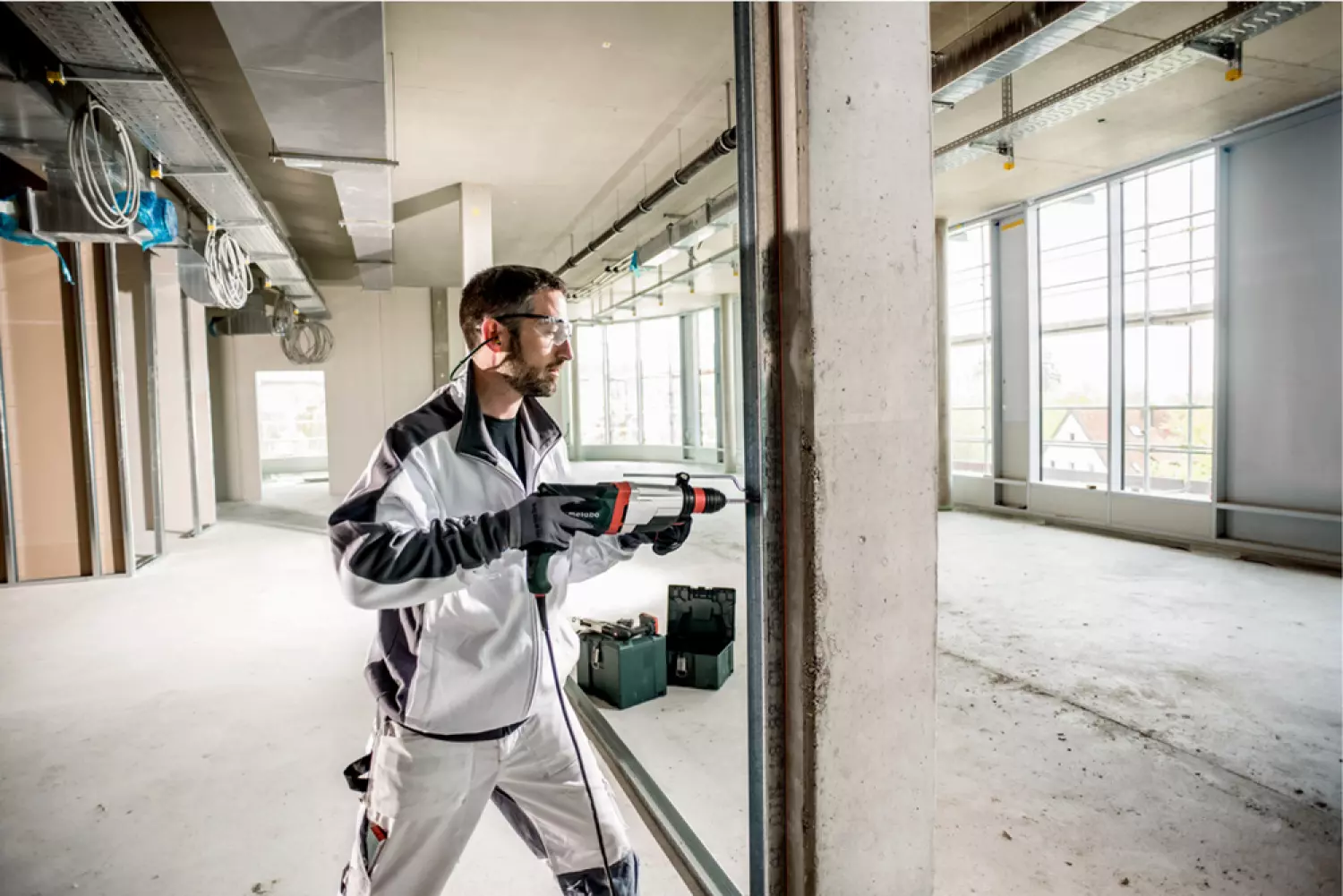 Metabo UHE 2660-2 Quick Set SDS-plus Combihamer incl. 10 delig boor- en beitelset in koffer - 800W - 2.8J
