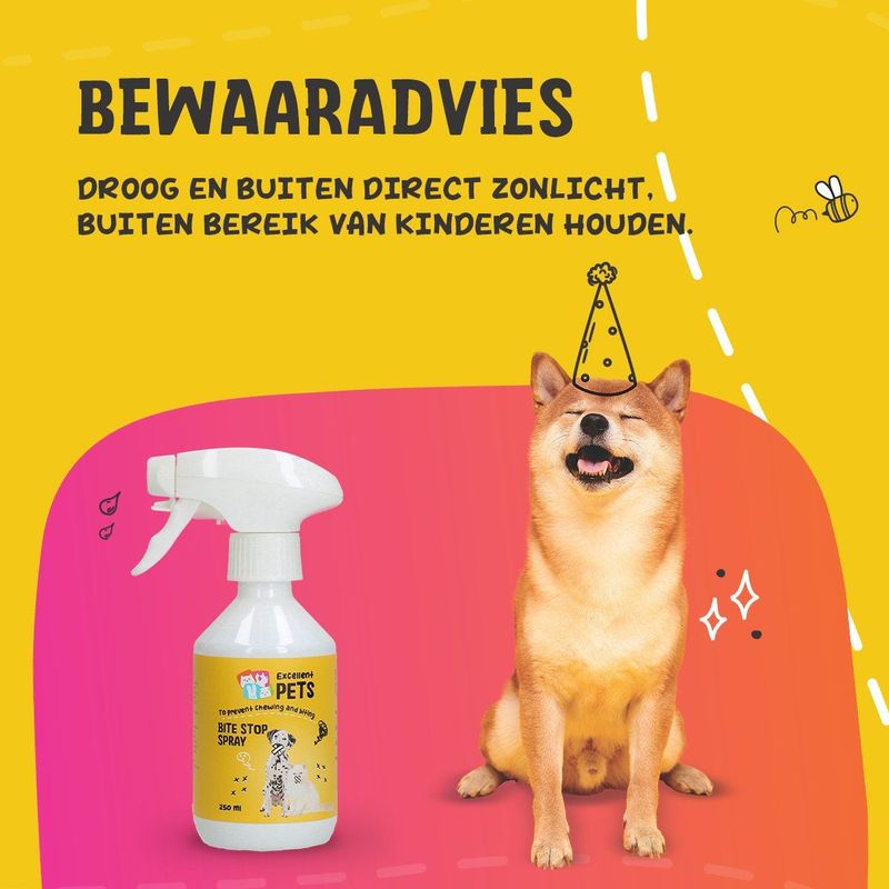 Excellent - Bite Stop Spray - Dierenverzorging - 200ml