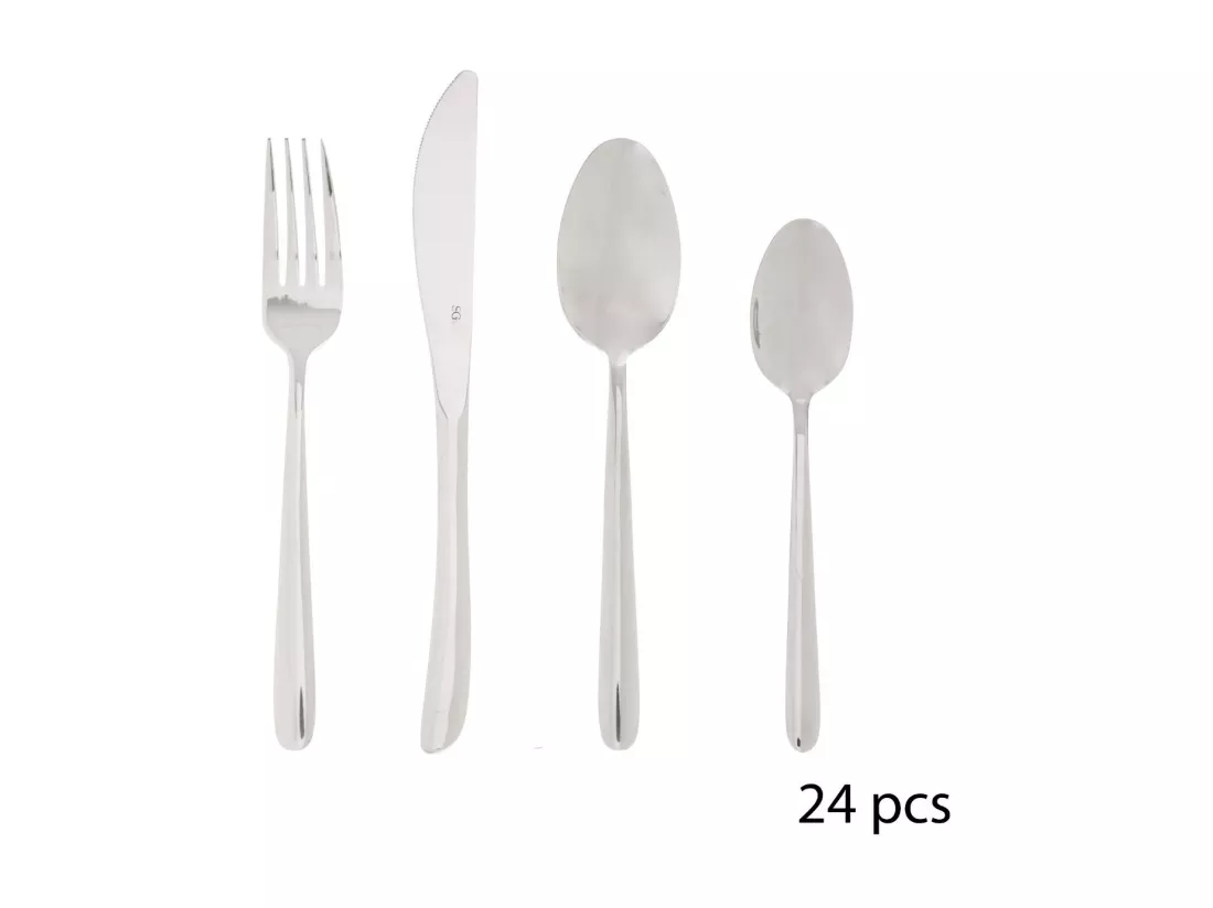 Ménagère Inox 24 Pièces 