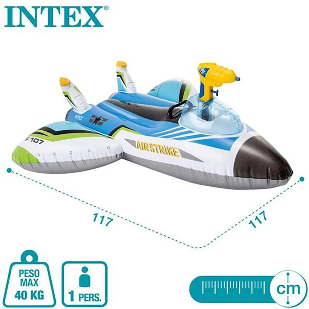 Intex Flugzeugfigur mit Wasserwerfer verschiedene Ausführungen 117x117 cm