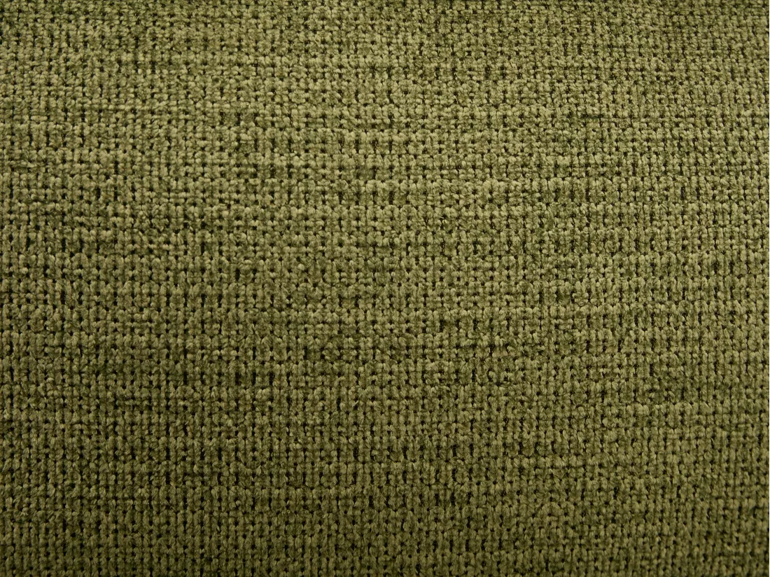 Fauteuil paresseux convertible réglable en tissu chiné vert MURTERA
