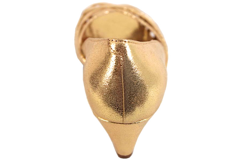 COPENHAGEN SHOES ALL I NEED GOLD PUMPS