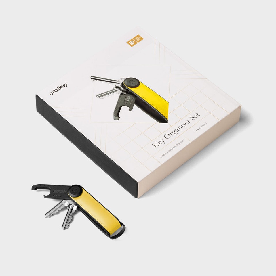Orbitkey - Key Organiser Hybrid Leather + Multi-Tool v2 Set