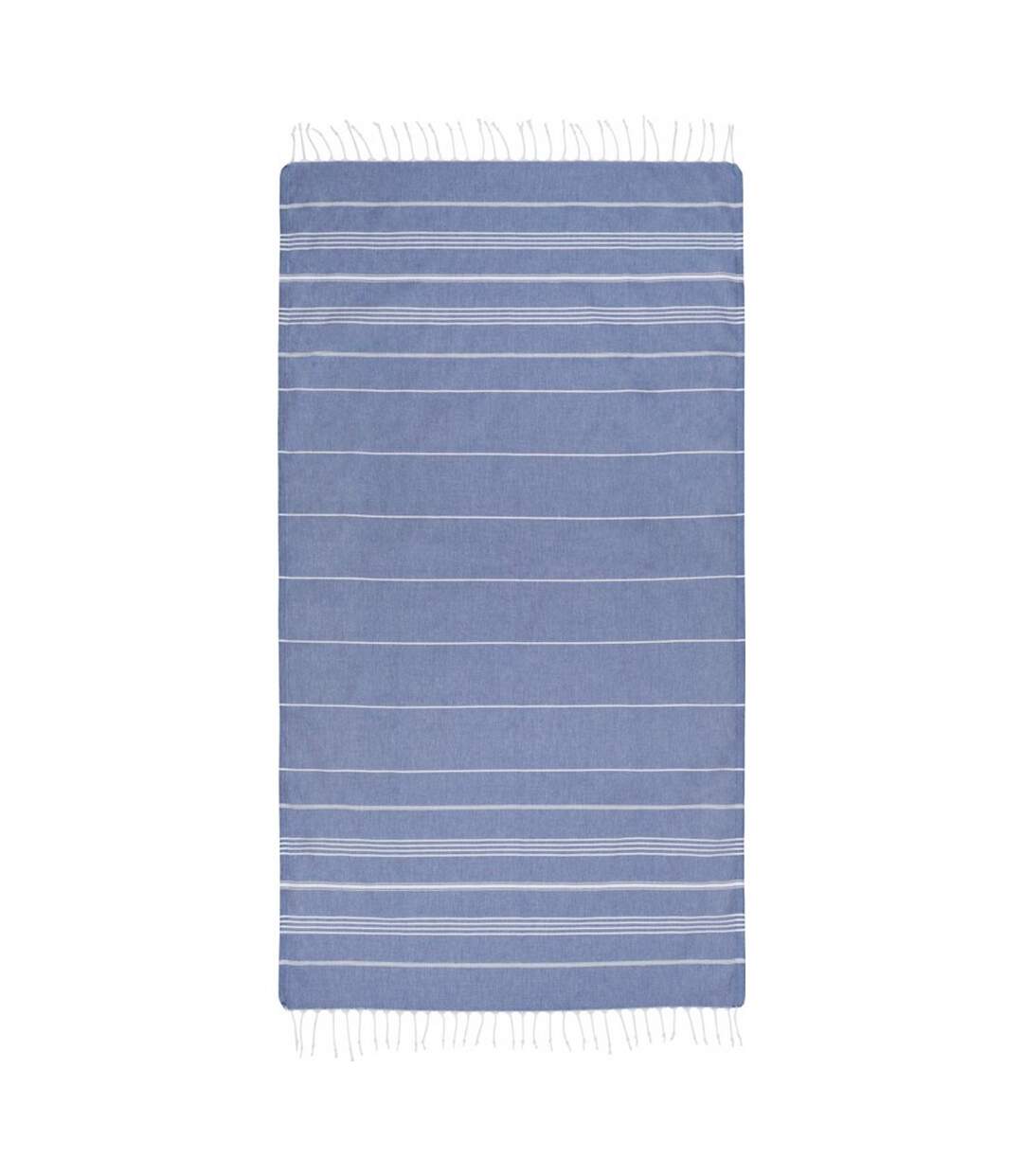 Serviette de plage ANNA HAMMAM (Bleu marine) - UTPF4151