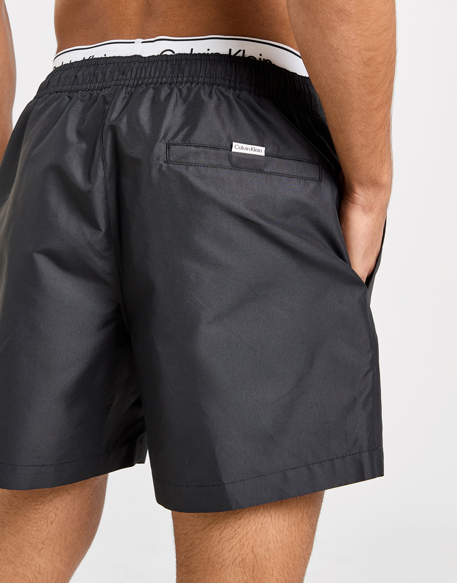 Calvin Klein Swim Short de bain Double Waistband Homme