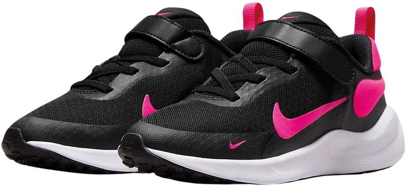 Nike Revolution 7 Unisex Schoenen - Zwart - Maat: 25 - Poly - Foot Locker