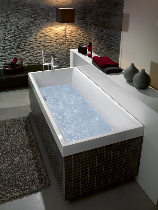 Villeroy & Boch Squaro inbouw ligbad 180x80cm wit
