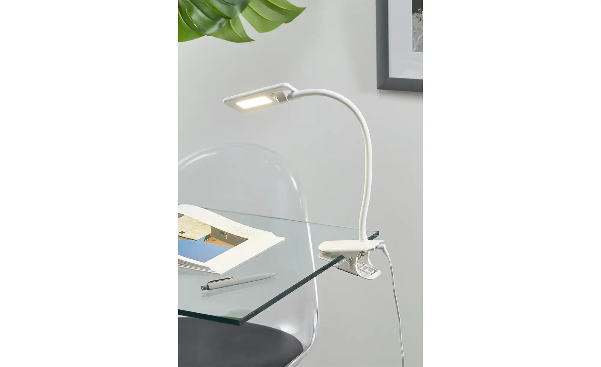 KHG LED-Klemmleuchte, weiß