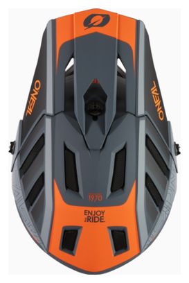 Casque Intégral O'Neal Backflip Eclipse V24 Gris / Orange