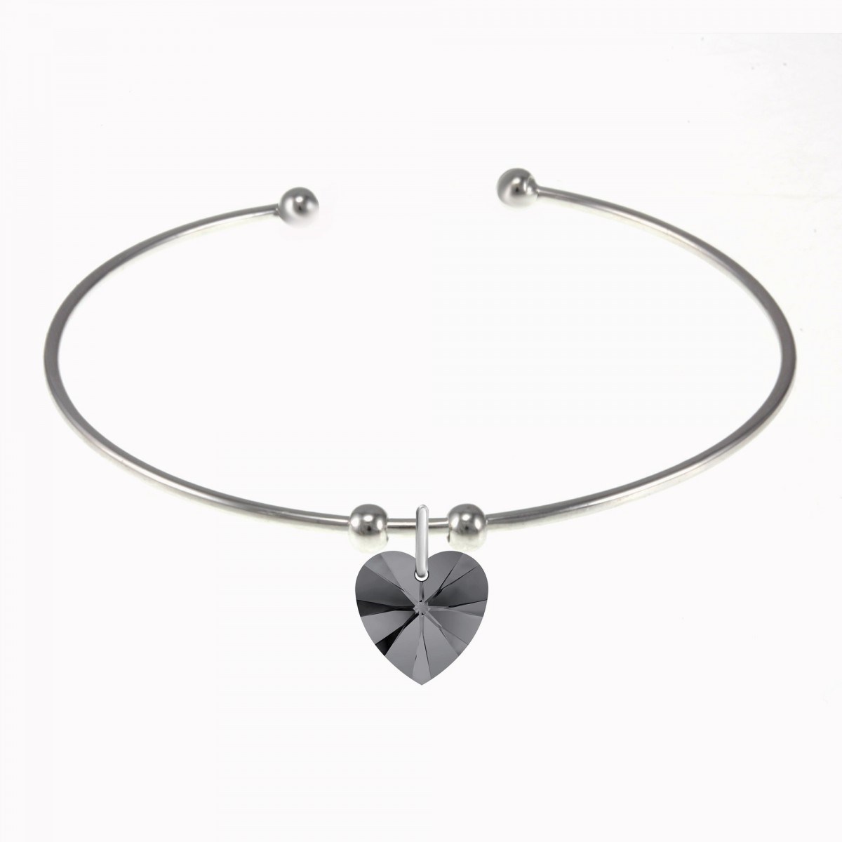 Bracelet coeur SC Crystal orné d'un cristal scintillants