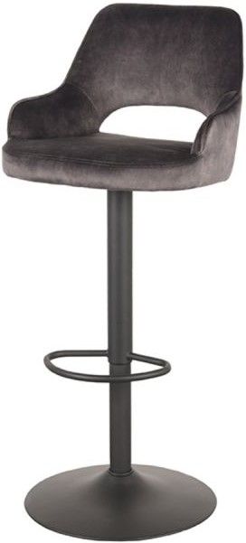 Barkruk Antraciet CM-55.018 Fer B45 x D47 x H92 cm