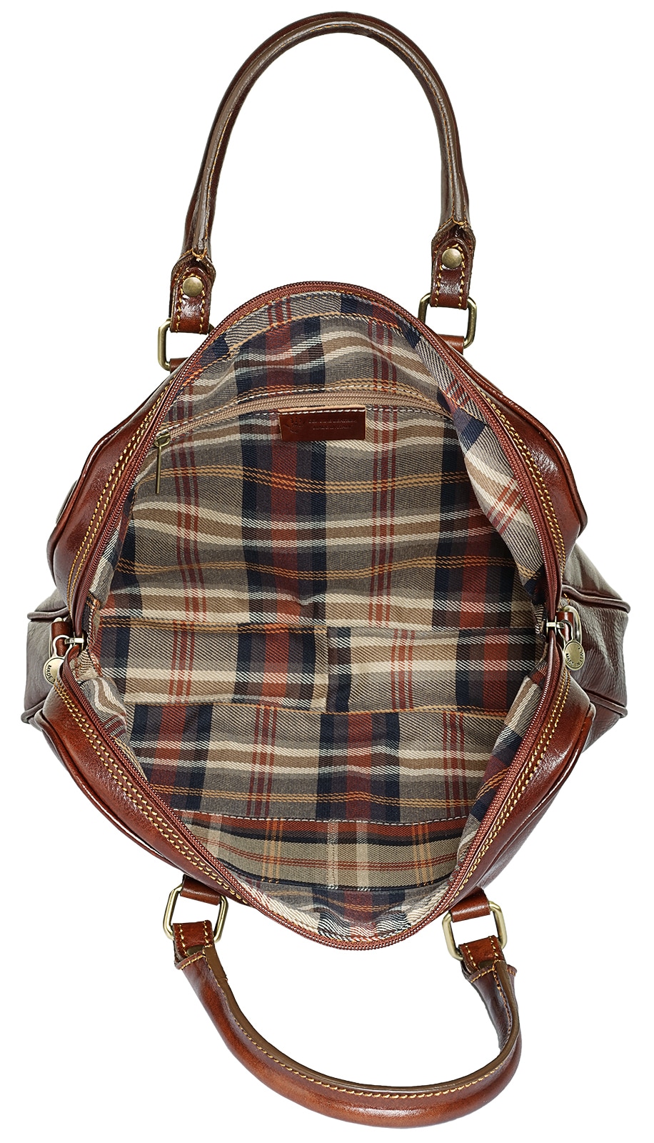 Piké Aktentasche echt Leder, Made in Italy