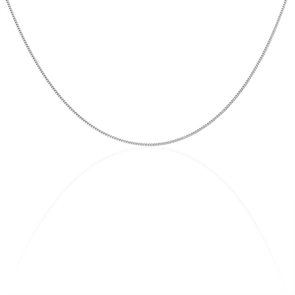 Chaîne Imad Maille Gourmette Or Blanc