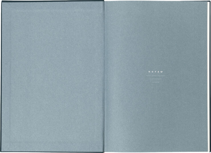 Notem BEA, Notebook med elastik bånd, Dark blue