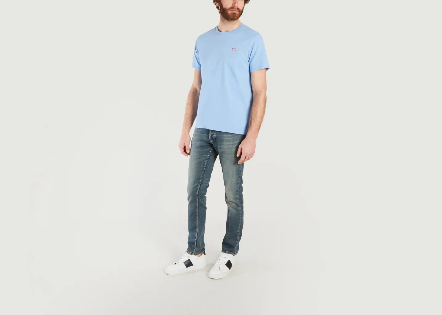 Jean Grim Tim Natural Worn Nudie Jeans