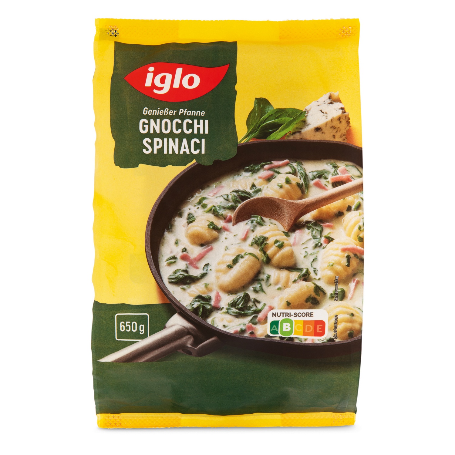 IGLO Genießerpfanne, Gnocchi-Spinat