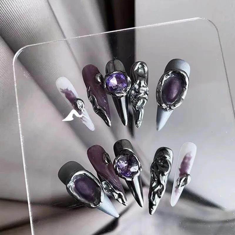 Miumi - Metallic Strass Druknagel